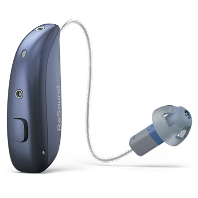 ReSound Vivia miniRIE blue hearing aid